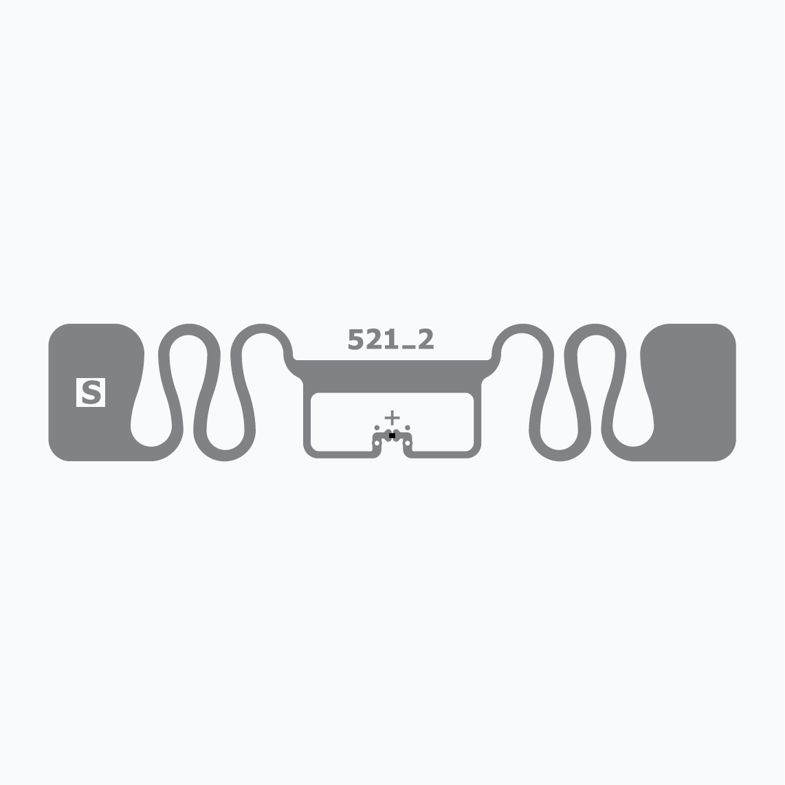 UHF RFID Inlay: Belt, UCODE 8