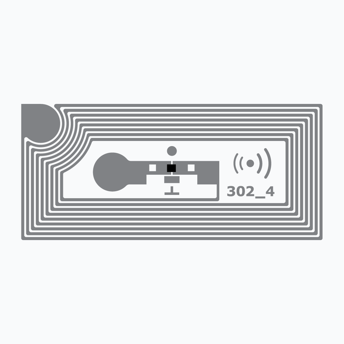 HF RFIDインレイ: Minitrack