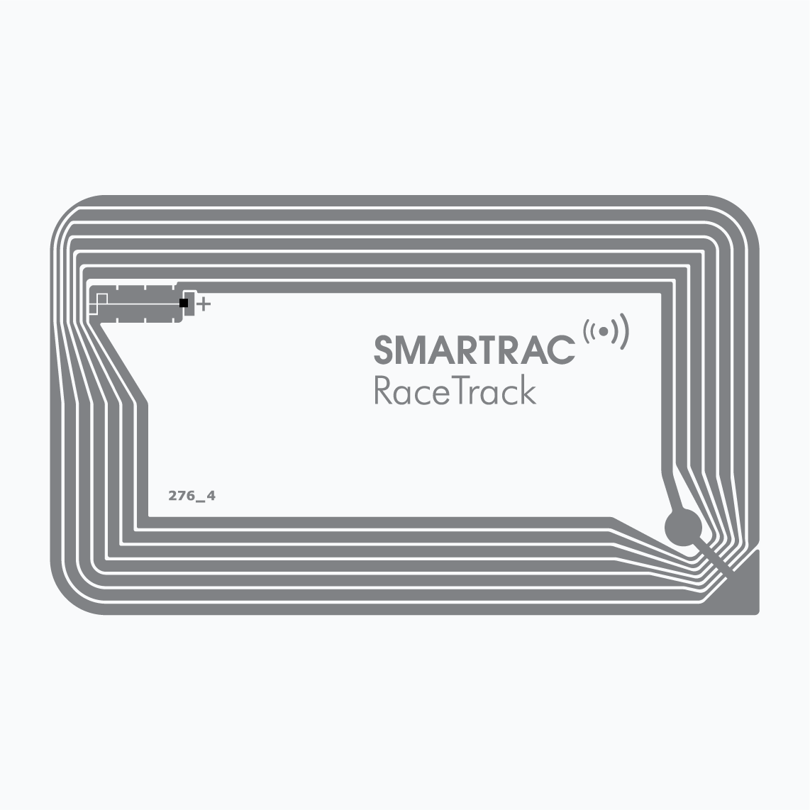 HF RFIDインレイ: Racetrack Lite