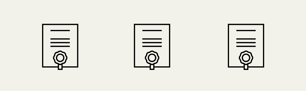 Quality management system certificates