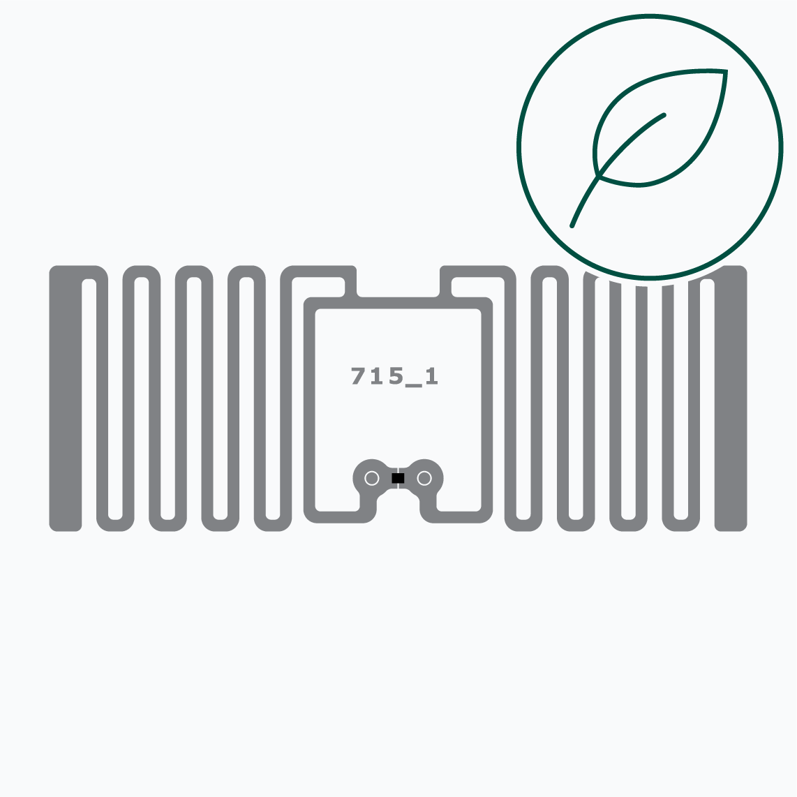 UHF RFID Inlay:  AD Miniweb U9 ETSI Pure™