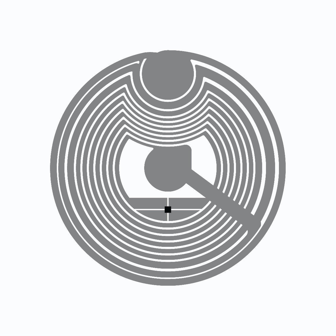 HF RFID Inlay： Circus On-Metal