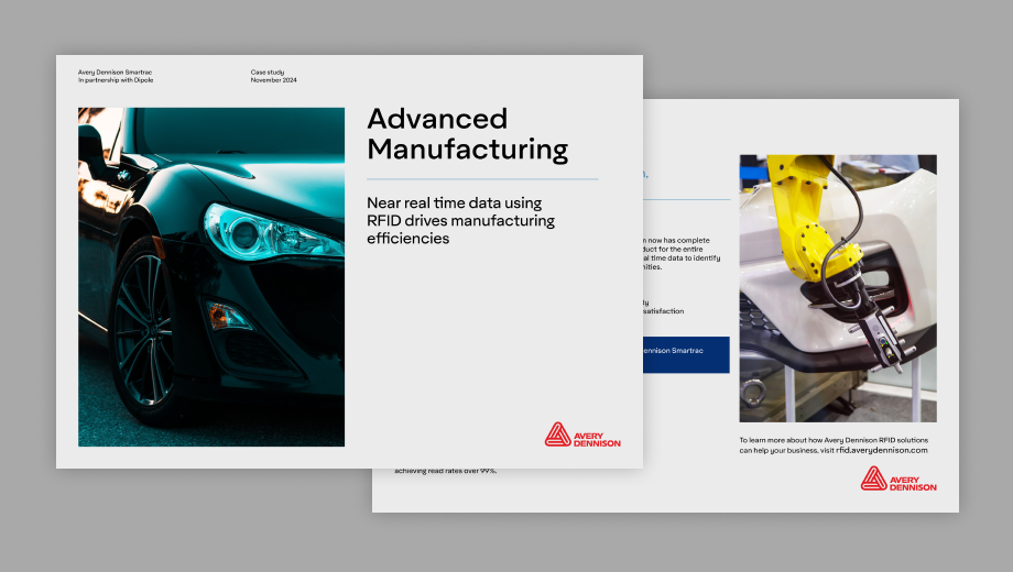Advanced Manufacturing: Near real-time data to drive manufacturing efficiency with RFID
