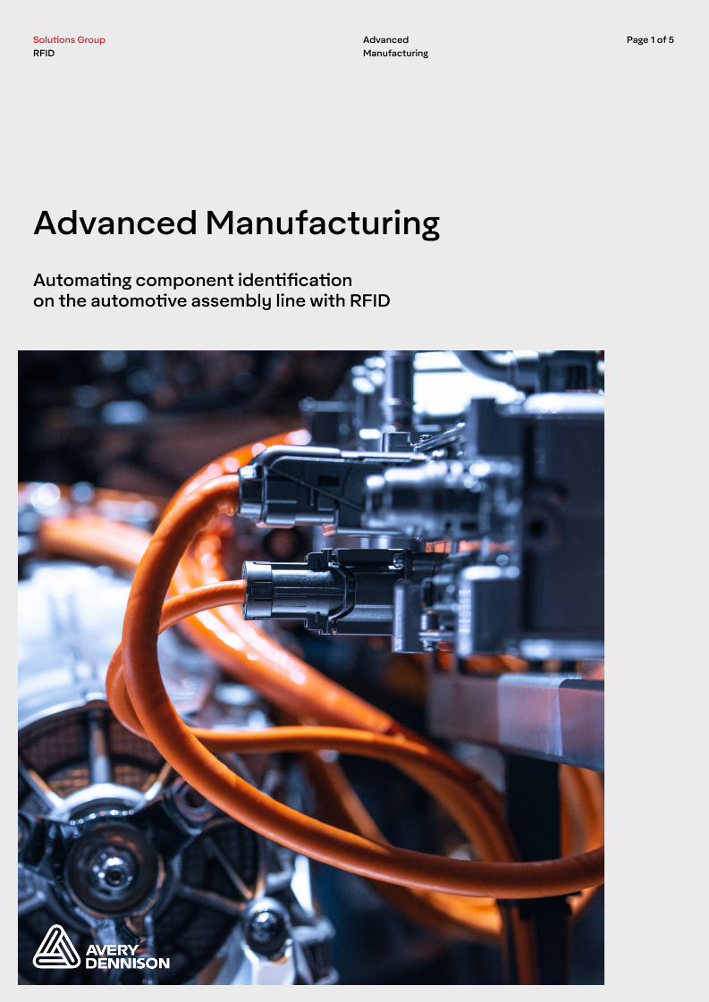 Advanced Manufacturing: Automating component identification on the automotive assembly line with RFID