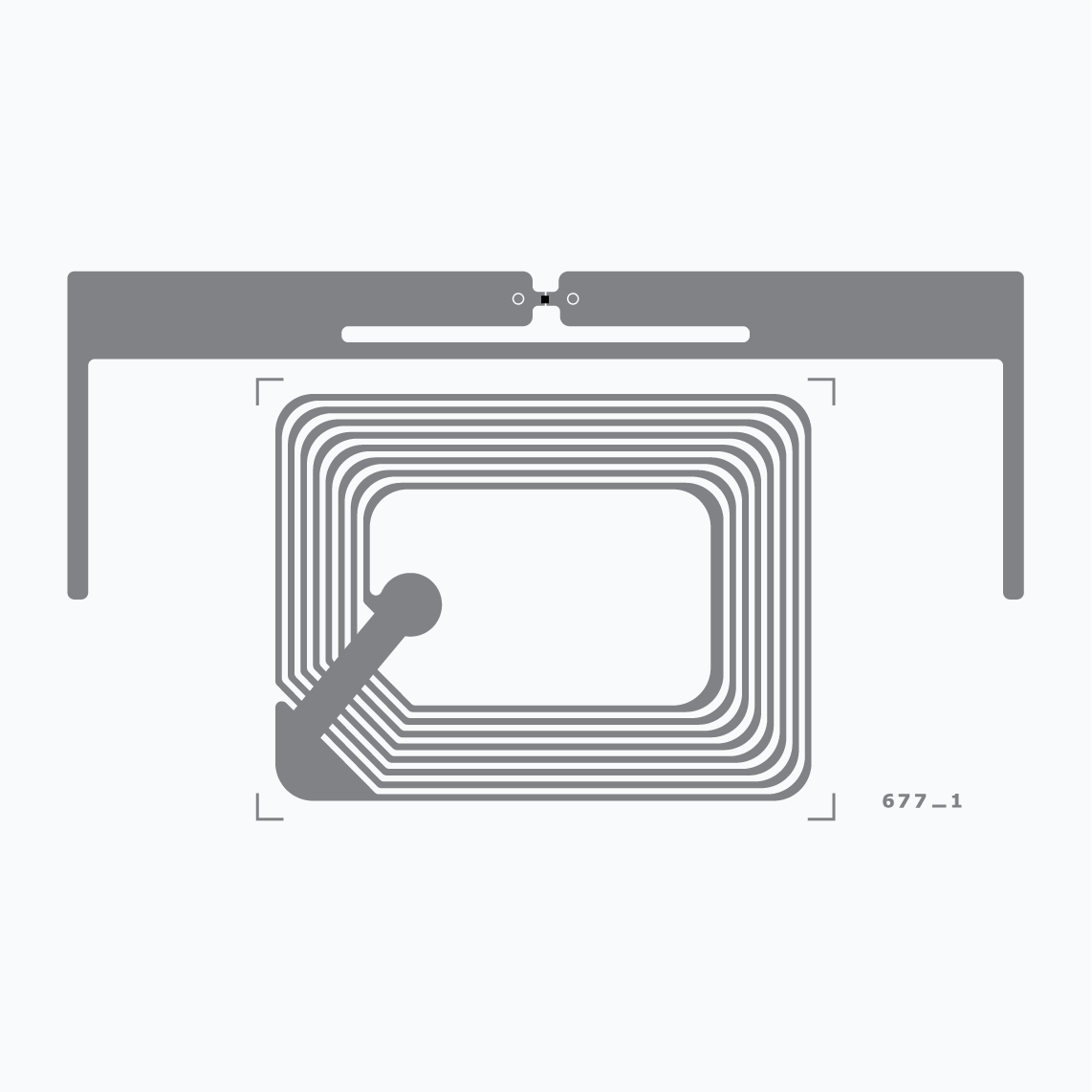 UHF RFID Inlay:  AD Fusion U9