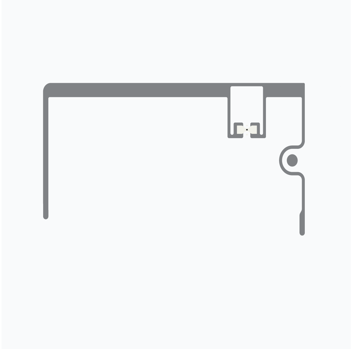 UHF RFID Inlay: AD Balance M830 without EAS component