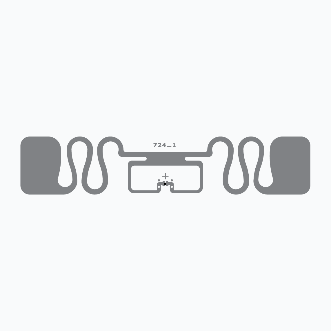 UHF RFID Inlay: Belt, UCODE 9XM