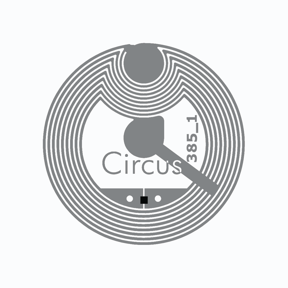 HF RFID Inlay: AD Circus™ NTAG213 Dura 2.0