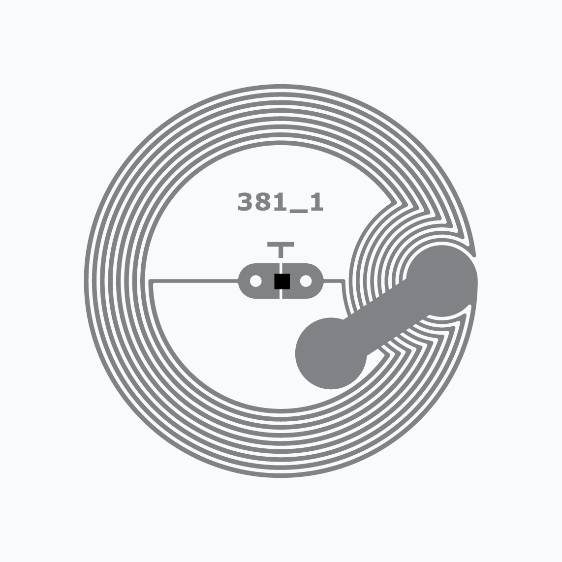 HF RFID Inlay: Circus™ ICODE ILT-M