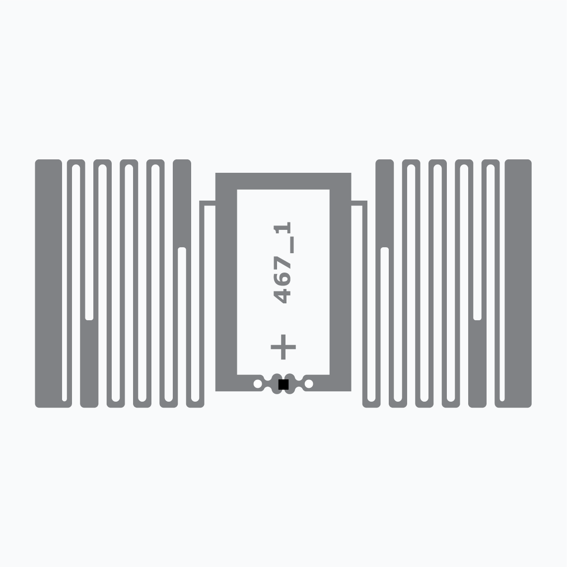 UHF RFID Inlay: Impinj Monza R6-P