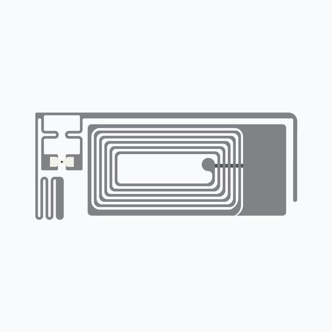 UHF RFID Inlay:  AD Defender U9 Dual EAS