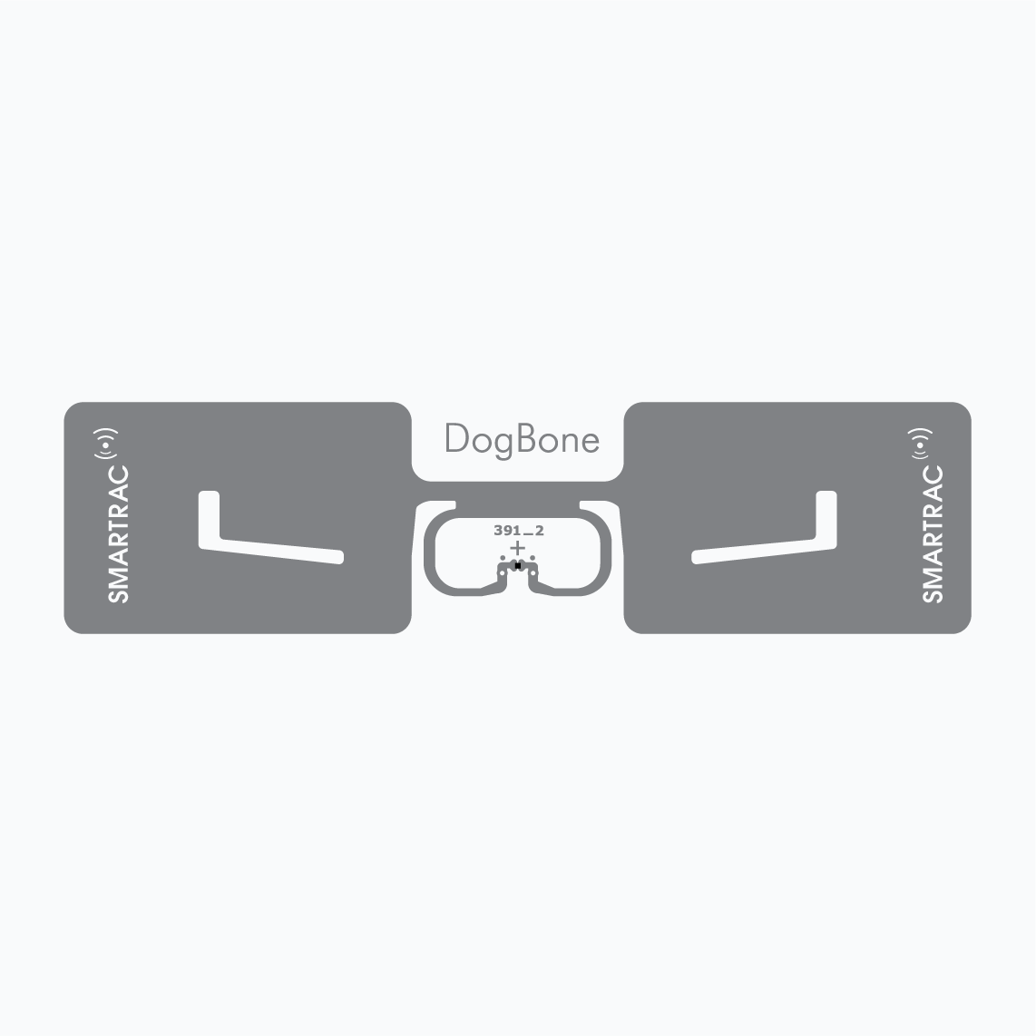 UHF RFID Inlay: Dogbone, UCODE 7XM
