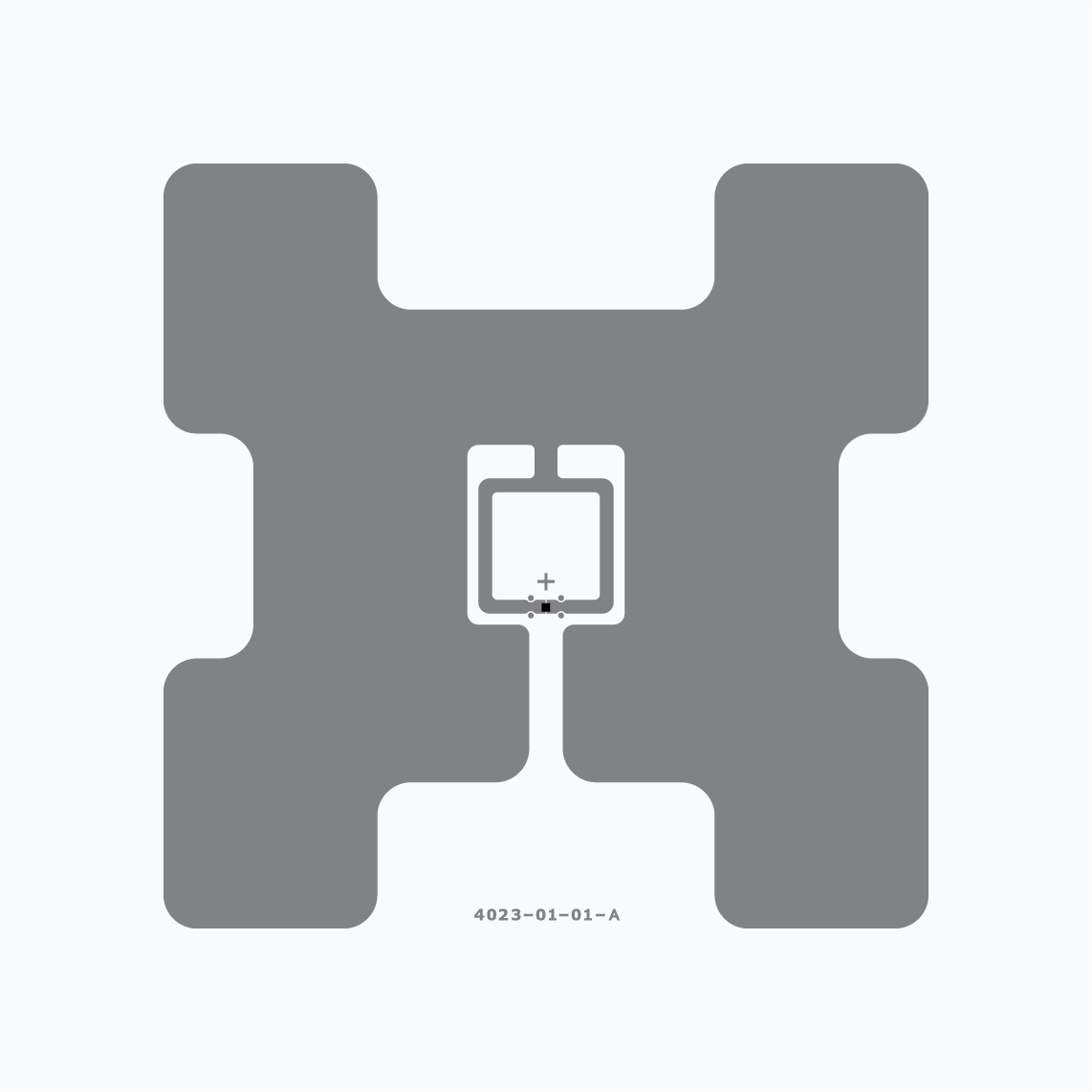 UHF RFID Inlay: Frog 3D M830
