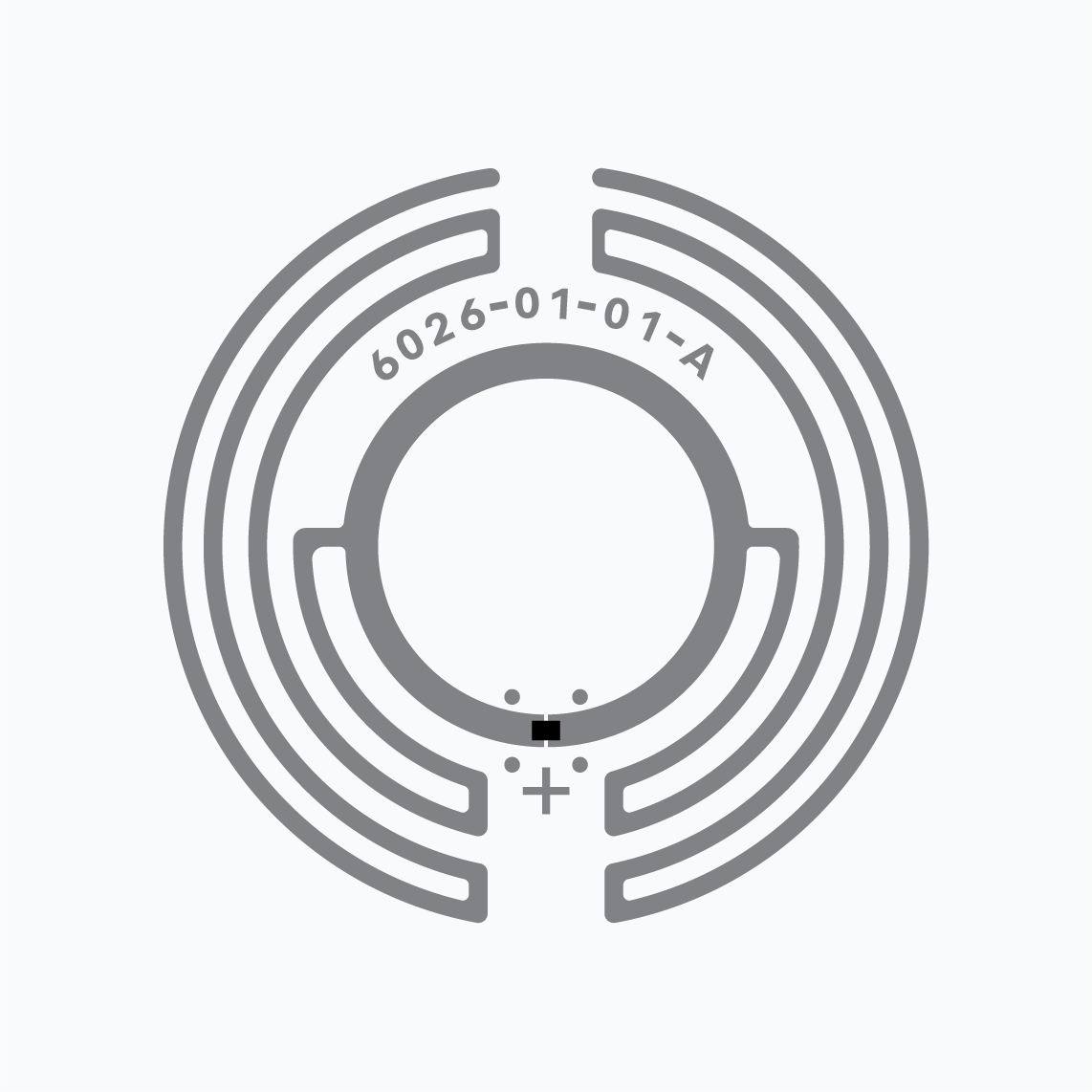 UHF RFID Inlay: SPIRAL U9 IML