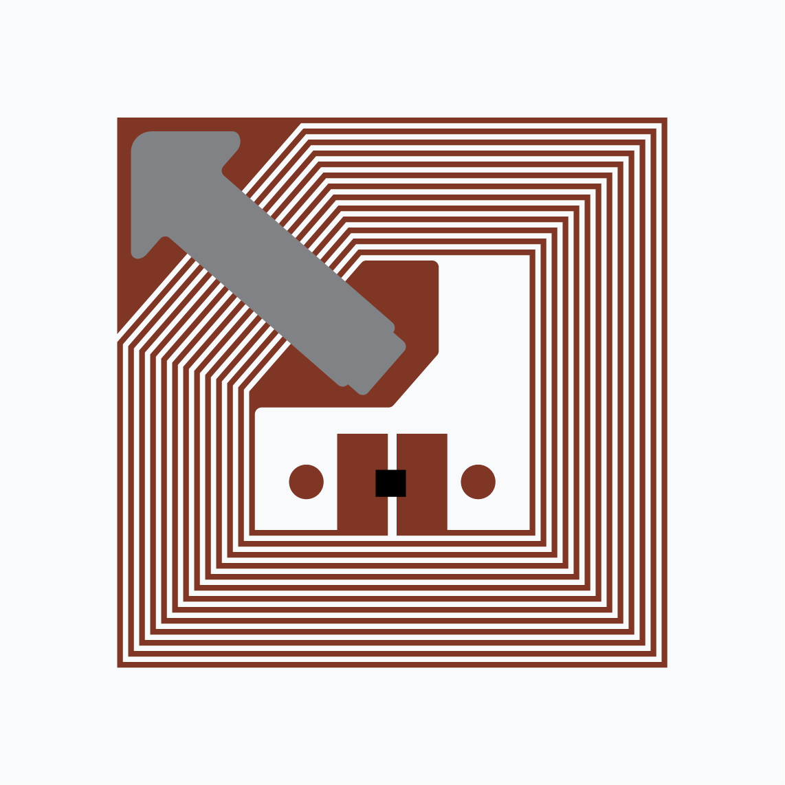 UHF RFID Inlay: AD Microblock ICODE SLIX