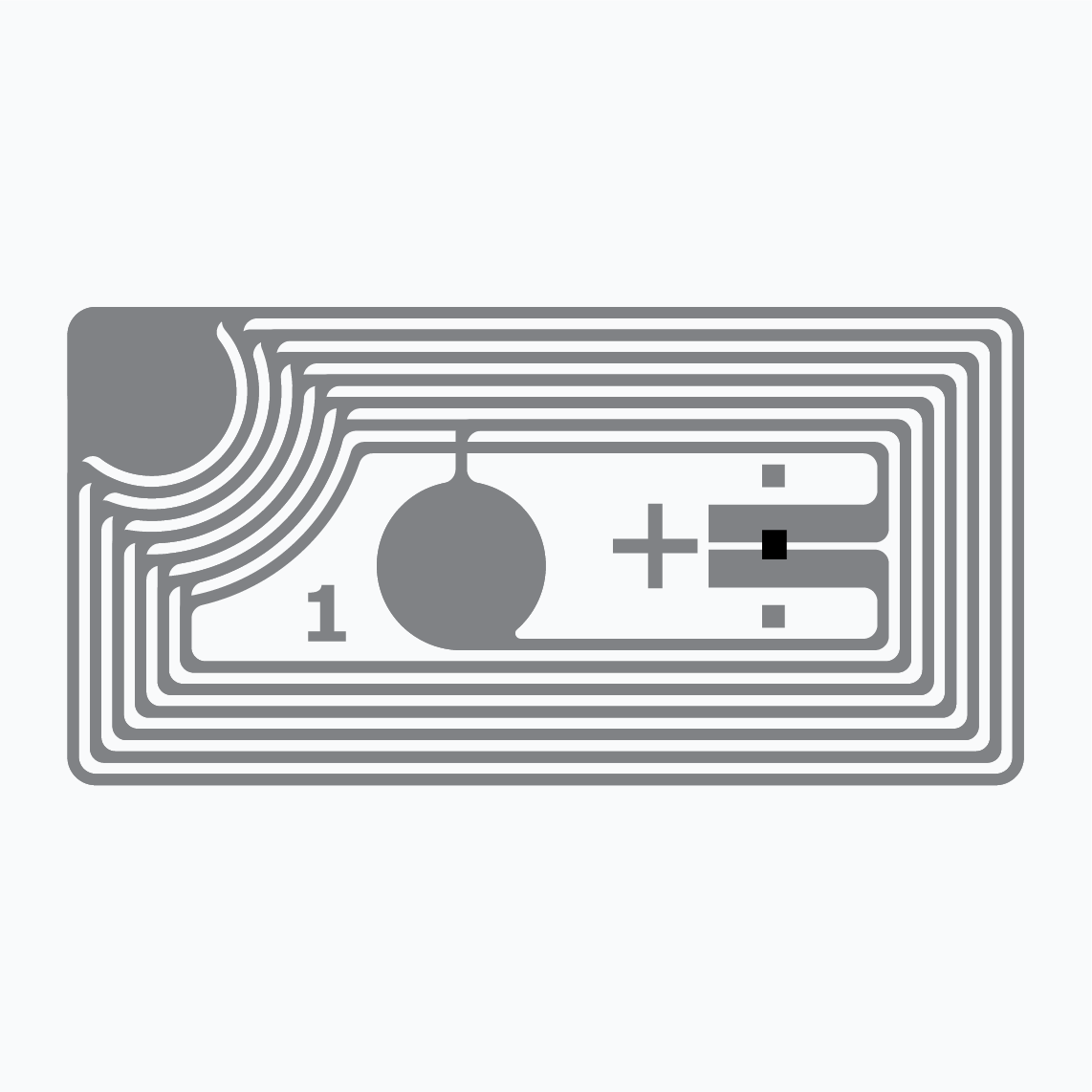 NFC RFID Inlay: Midas Slim antenna