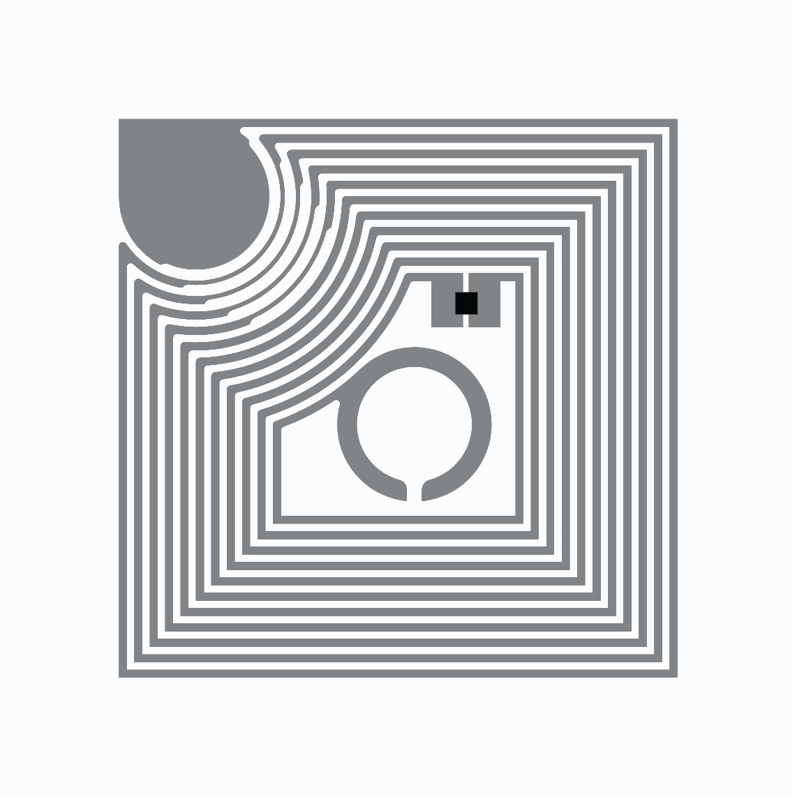 UHF RFID Inlay:  Miniblock SLIX2