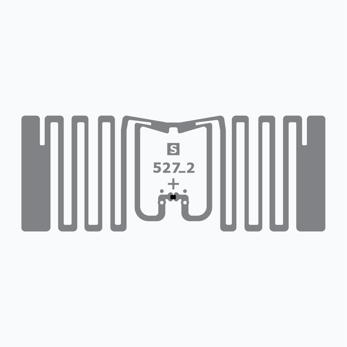 UHF RFID Inlay: Miniweb, UCODE8 ETSI