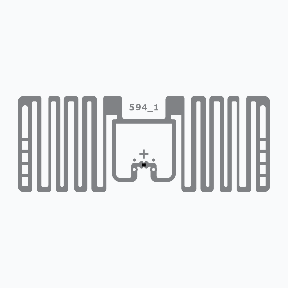 UHF RFID Inlay: Miniweb M730 FCC