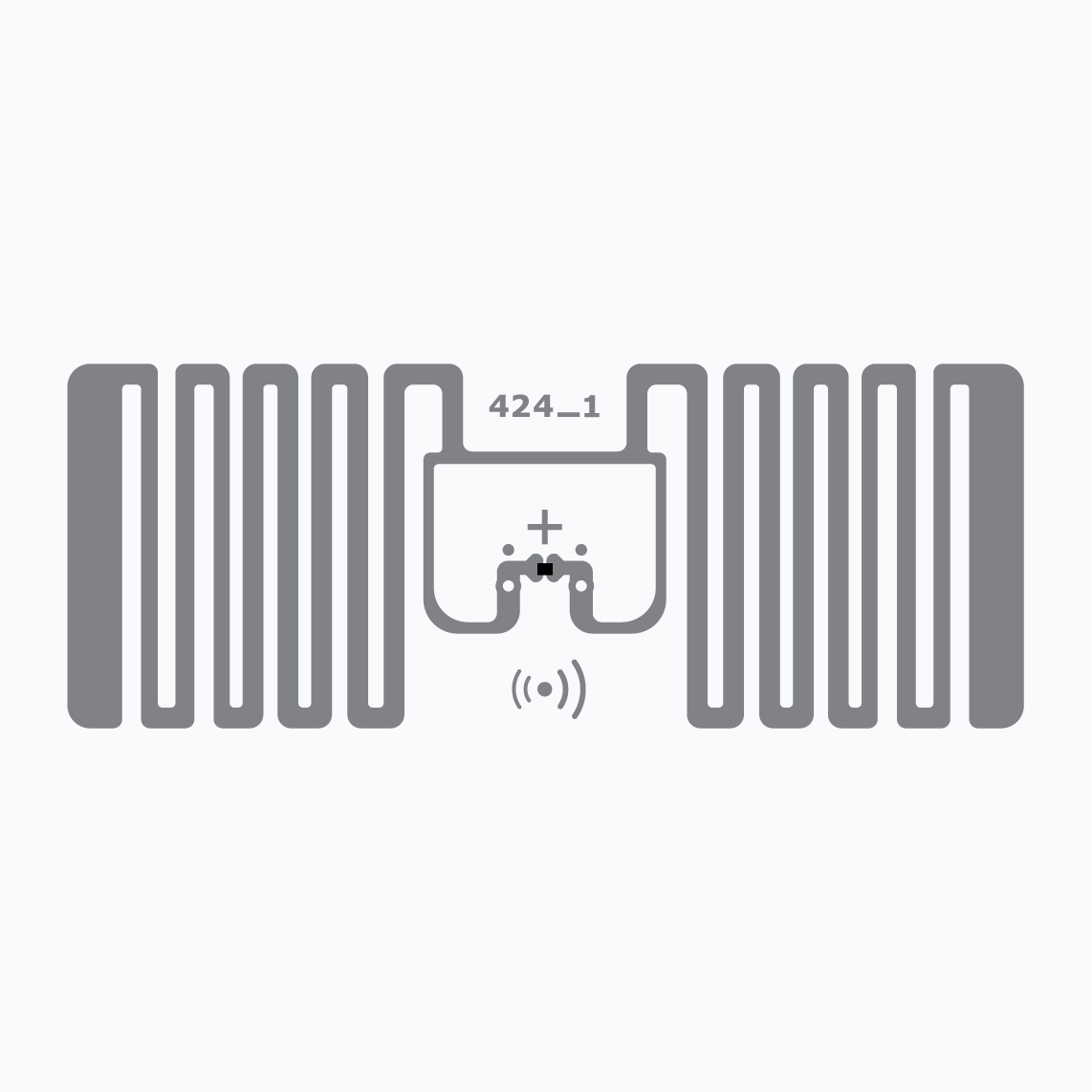 UHF RFID Inlay: Miniweb, Monza R6