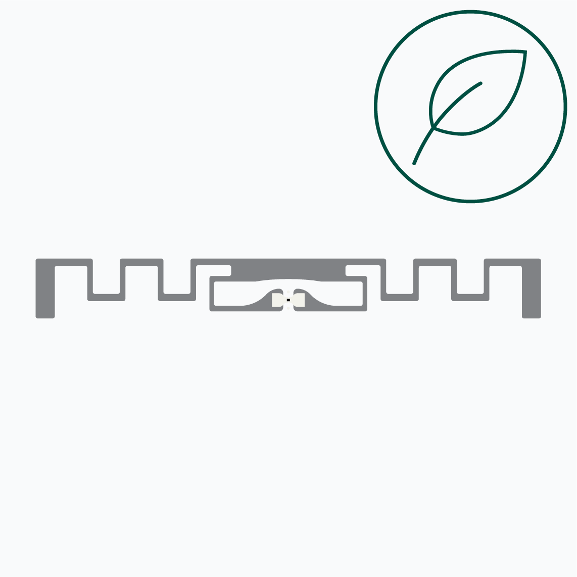 UHF RFID Inlay:  AD Squarewave U9 Pure