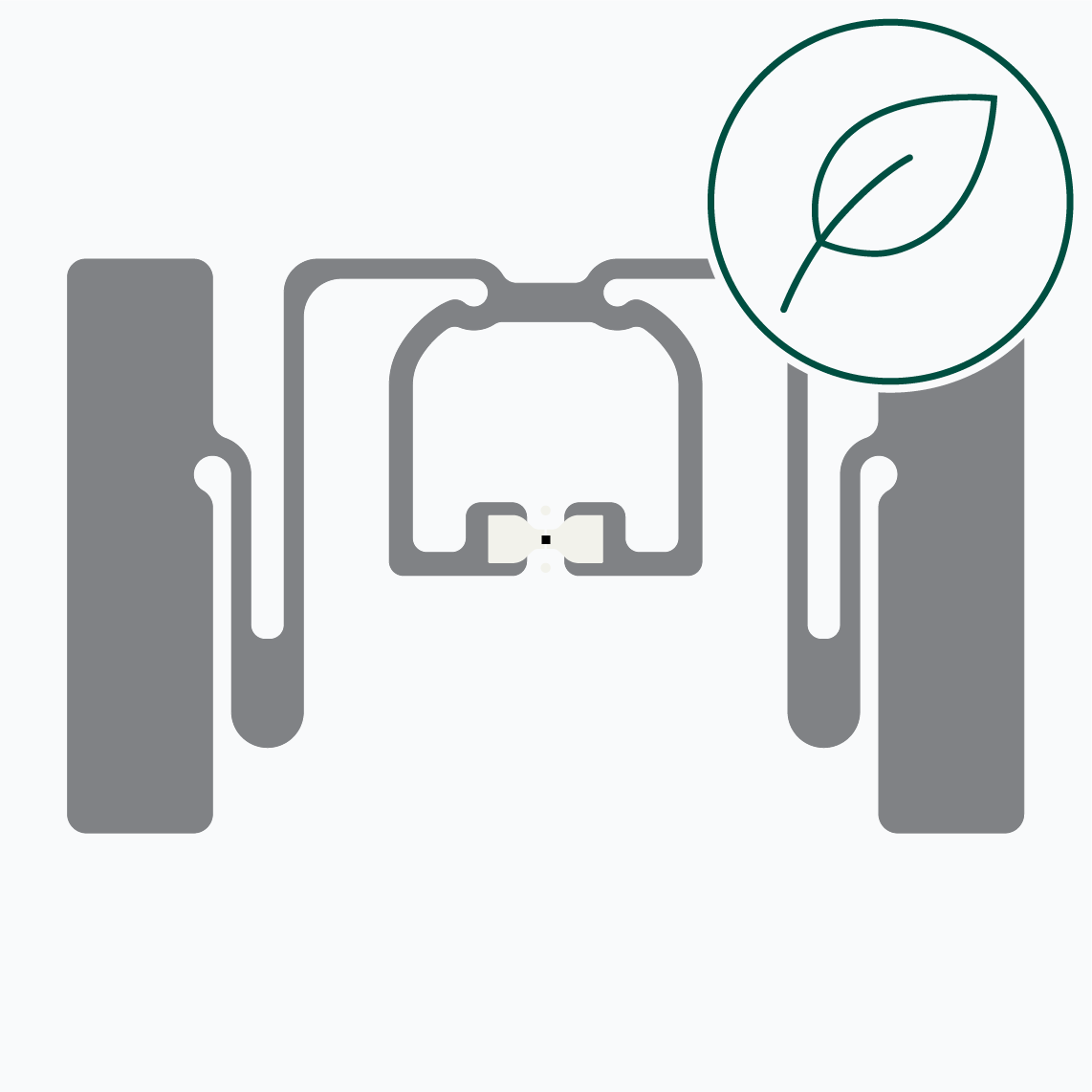 UHF RFID Inlay:  AD Force U9 Pure™