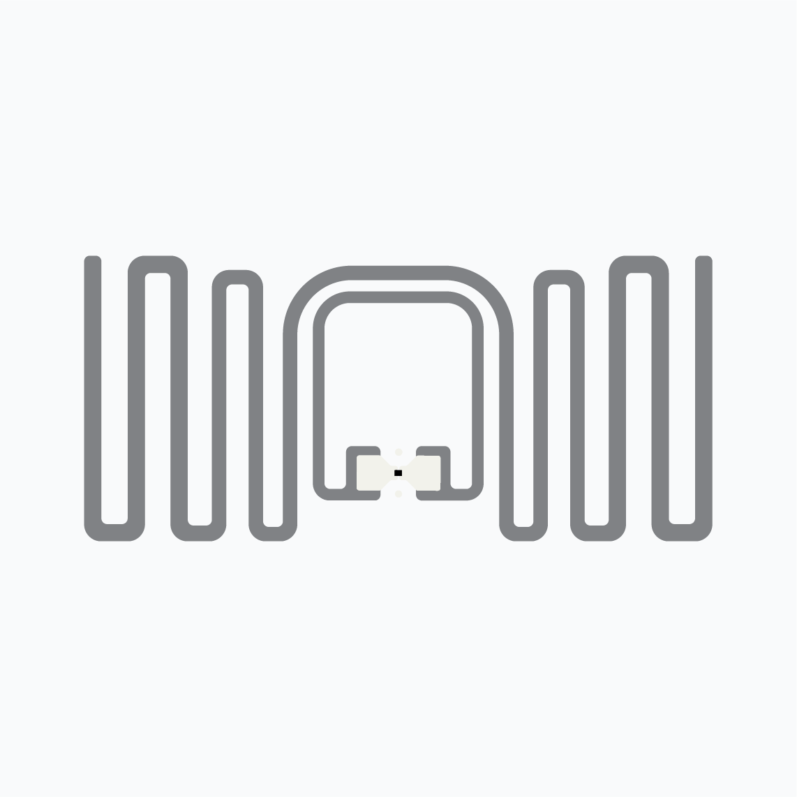 UHF RFID Inlay:  AD Sonic U9 FCC strap format