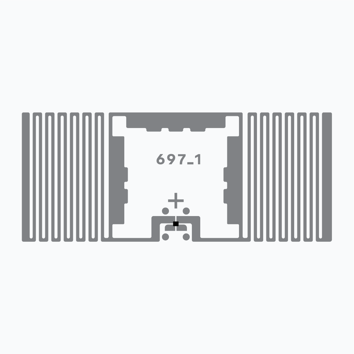 UHF RFID Inlay: AD Shelter KX2005X-S Steri