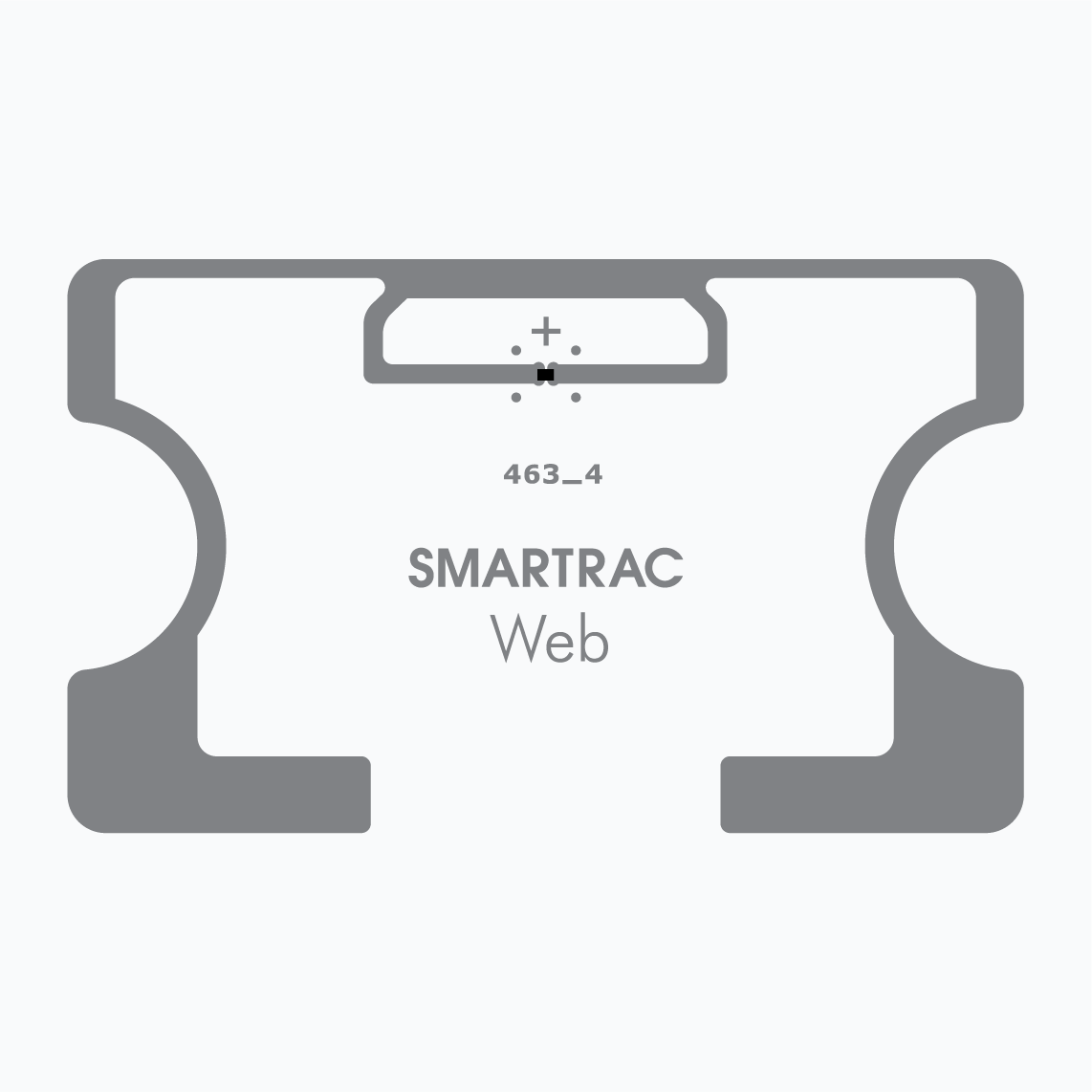 UHF RFID Inlay:  Web, Monza R6-P