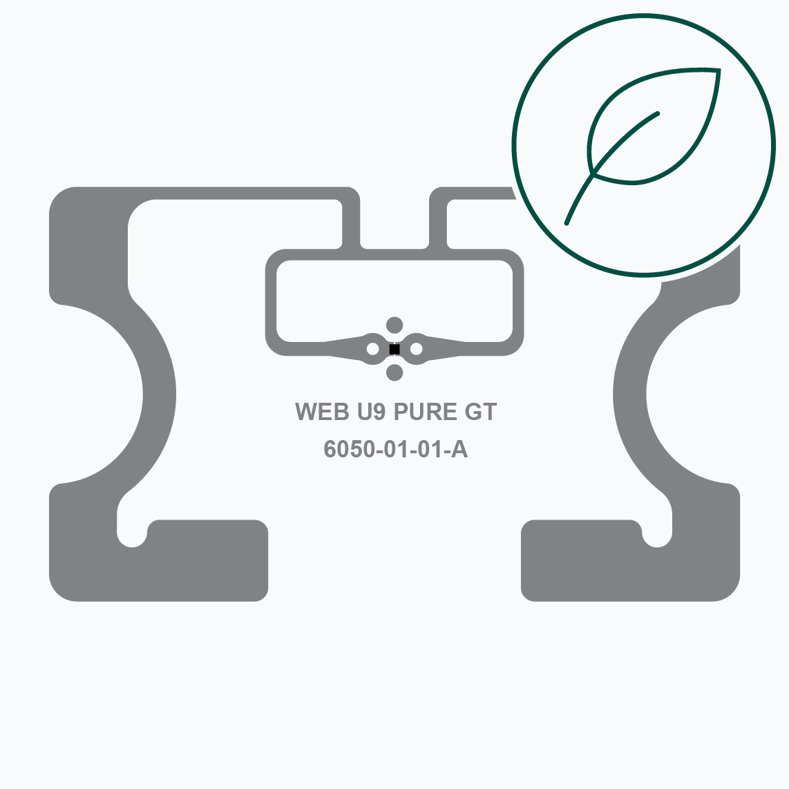 UHF RFID Inlay:  AD Web U9 Pure™